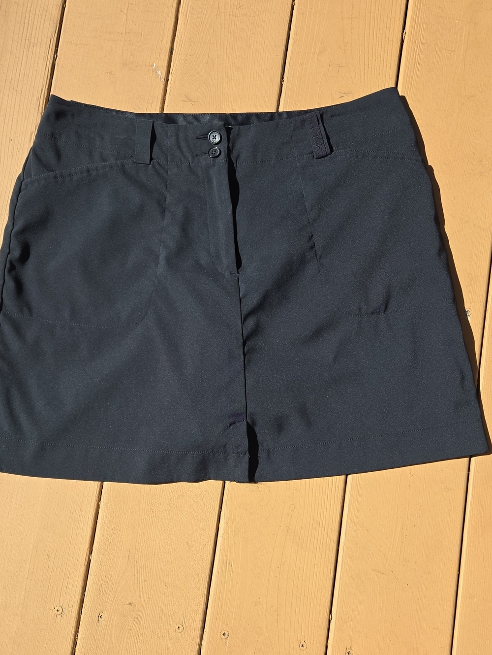 NIKE ▪︎ Women's Navy Blue Golf Skort Front Button/Fly Waist w/ Pockets